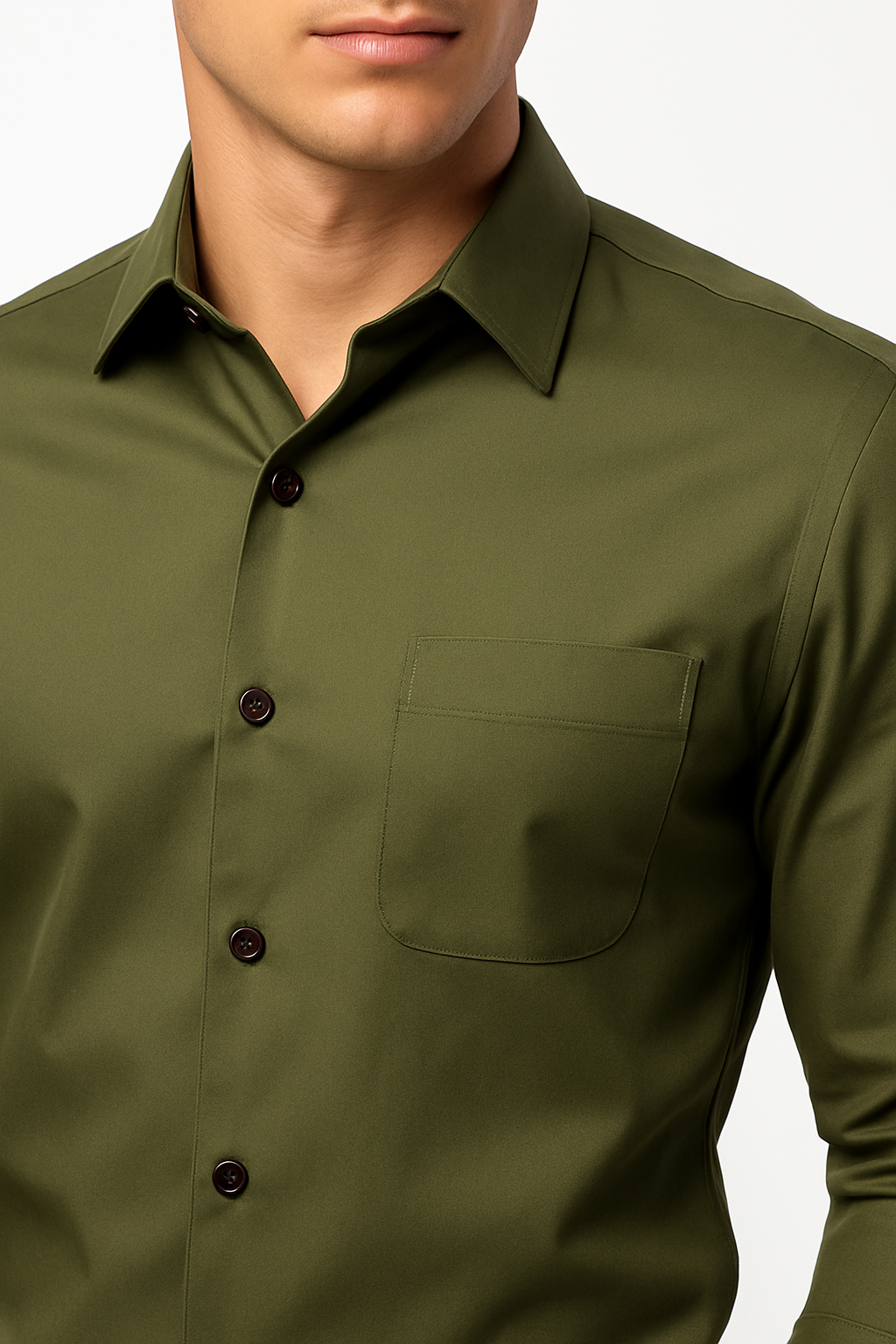 Men’s Premium Slim Fit Long Sleeve Button-Down Shirt – Multiple Colours Available