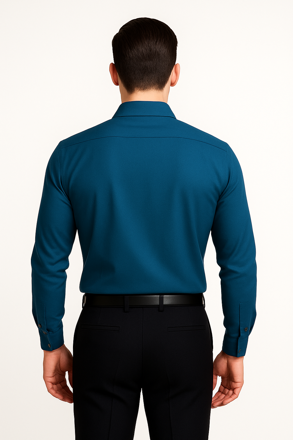 Men’s Premium Slim Fit Long Sleeve Button-Down Shirt – Multiple Colours Available