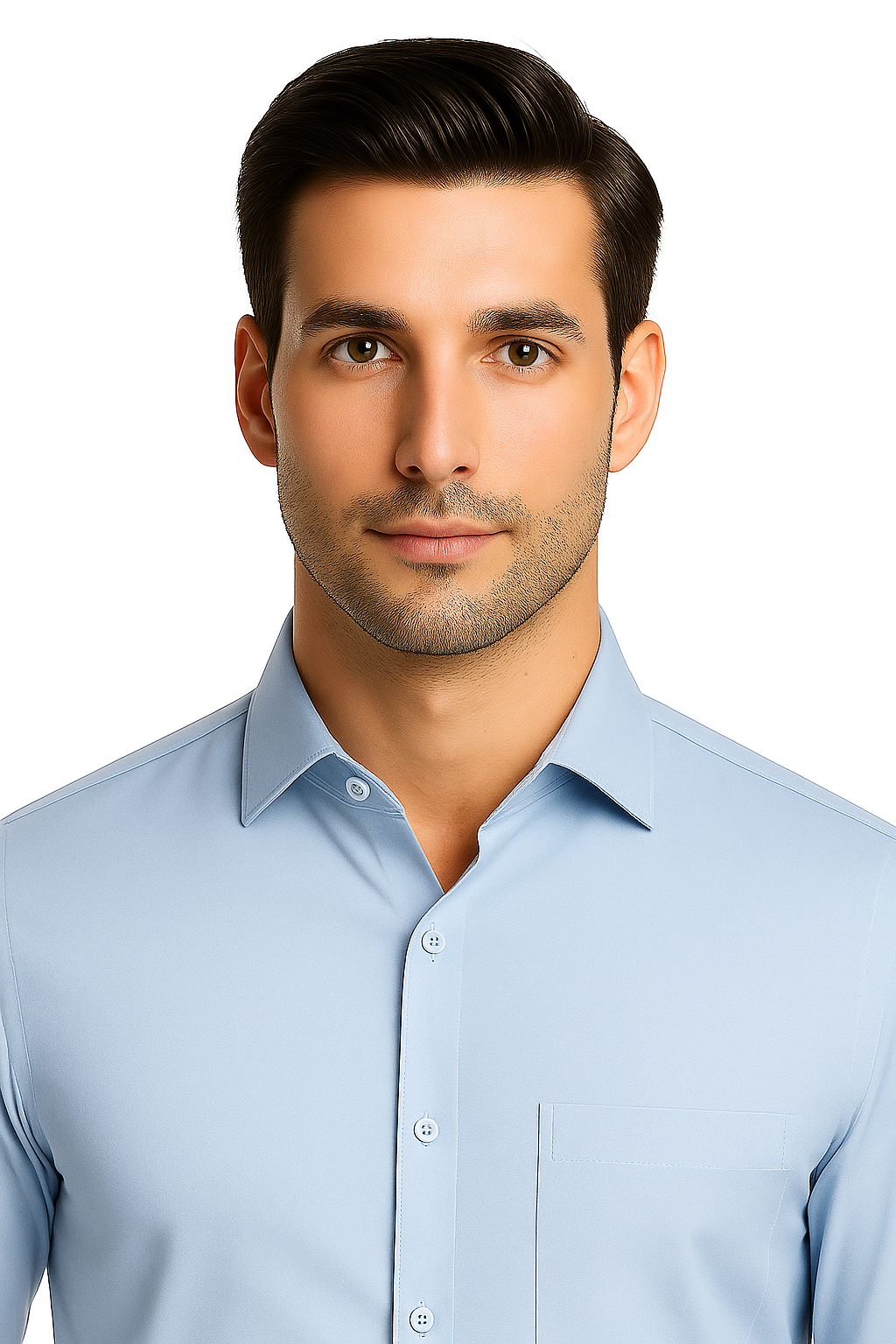 Men’s Premium Slim Fit Long Sleeve Button-Down Shirt – Multiple Colours Available