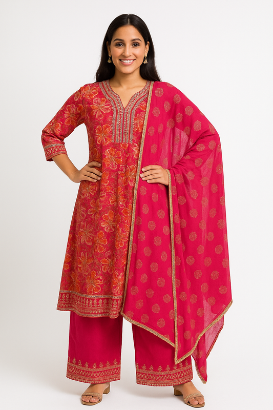 Salwar, Kurta and Dupatta Set