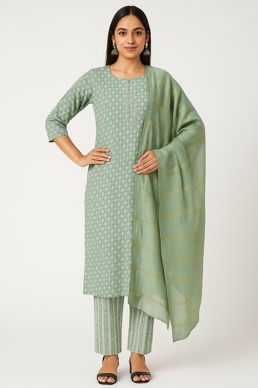Salwar, Kurta and Dupatta Set