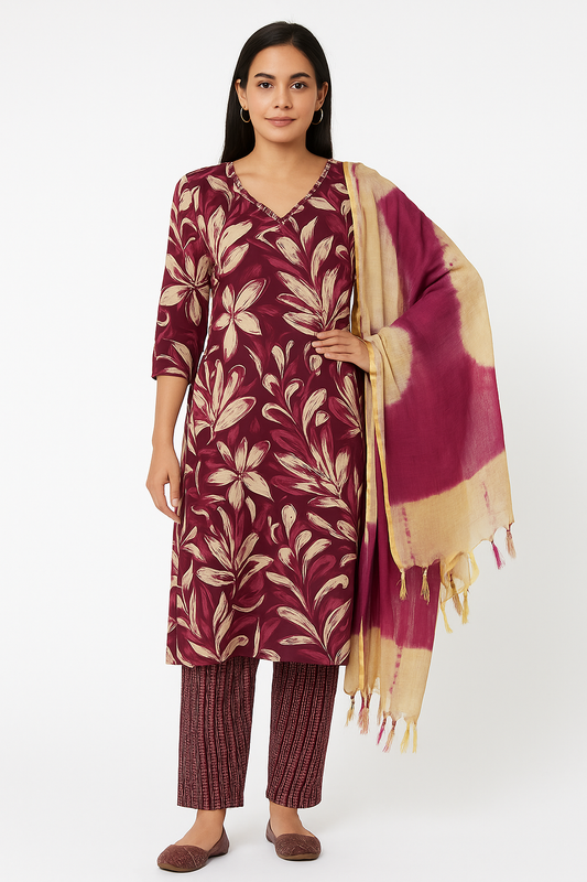 Salwar, Kurta and Dupatta Set