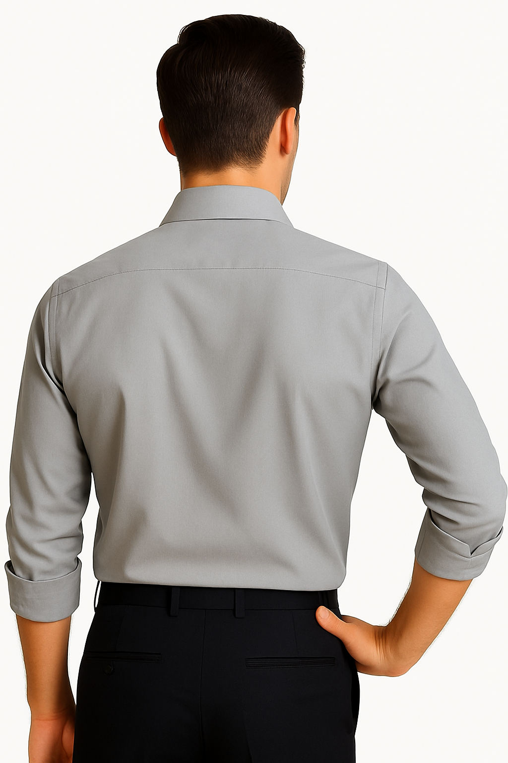Men’s Premium Slim Fit Long Sleeve Button-Down Shirt – Multiple Colours Available
