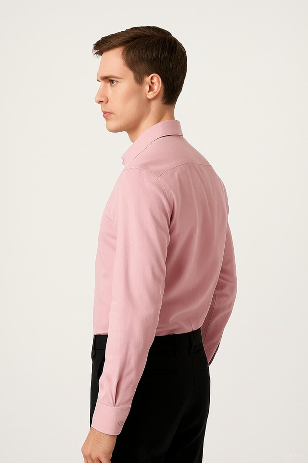 Men’s Premium Slim Fit Long Sleeve Button-Down Shirt – Multiple Colours Available